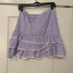 Lilly Pulitzer Rosalie set Lilac gingham size 10 new with tags